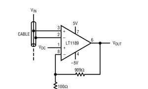 LT1189高速运算放大器（带宽≥50MHz）参数介绍及中文PDF下载