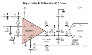 LTC6400-14全差分放大器参数介绍及中文PDF下载