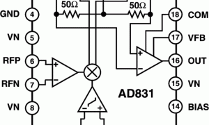 AD831单、双和三平衡混频器参数介绍及中文PDF下载