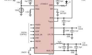 LTC3553-2PMIC（DC/DC、PowerPath和电池充电器）参数介绍及中文PDF下载