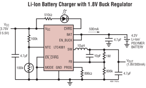 LTC4081电池充电器+DC/DC参数介绍及中文PDF下载