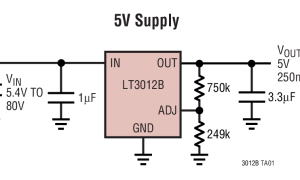 LT3012B正电源线性稳压器(LDO)参数介绍及中文PDF下载