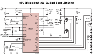 LT8391降压-升压发光二极管驱动器参数介绍及中文PDF下载