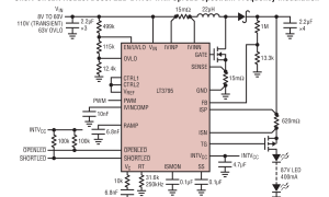 LT3795降压型LED驱动器参数介绍及中文PDF下载