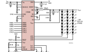 LT3596降压型LED驱动器参数介绍及中文PDF下载