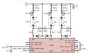 LT3496降压-升压发光二极管驱动器参数介绍及中文PDF下载