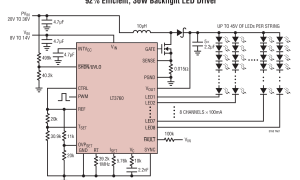 LT3760升压型LED驱动器参数介绍及中文PDF下载