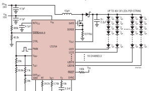 LT3754升压型LED驱动器参数介绍及中文PDF下载