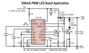 LTC3783升压型LED驱动器参数介绍及中文PDF下载