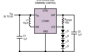 LT3491升压型LED驱动器参数介绍及中文PDF下载