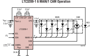 LTC3209无电感器型(充电泵)LED驱动器参数介绍及中文PDF下载