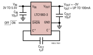 LTC1983稳压反相电荷泵参数介绍及中文PDF下载