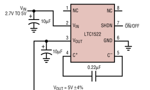 LTC1522稳压升压电荷泵参数介绍及中文PDF下载