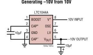 LTC1044A非稳压倍压/反相电荷泵参数介绍及中文PDF下载