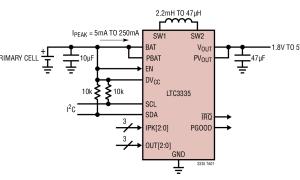 LTC3335库仑计（电池电量计）参数介绍及中文PDF下载