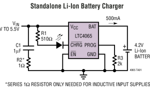 LTC4065线性电池充电器参数介绍及中文PDF下载