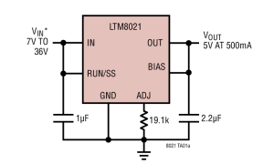 LTM8021超低噪声稳压器参数介绍及中文PDF下载