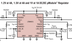 LTM4615µModule降压型稳压器参数介绍及中文PDF下载