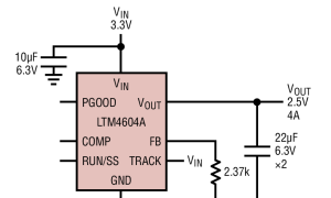 LTM4604AµModule降压型稳压器参数介绍及中文PDF下载