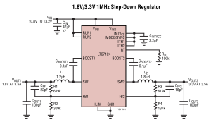 LTC7124微功率降压型稳压器参数介绍及中文PDF下载
