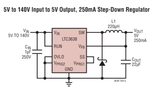 LTC3638微功率降压型稳压器参数介绍及中文PDF下载