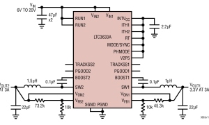 LTC3633A多个输出降压调节器参数介绍及中文PDF下载