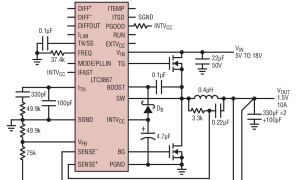 LTC3867外部开关电源降压型控制器参数介绍及中文PDF下载