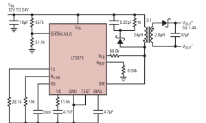 LT3575反激式、正激式和阻隔式控制器参数介绍及中文PDF下载