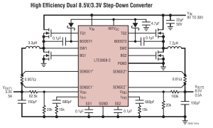 LTC3858-2多个输出降压调节器参数介绍及中文PDF下载