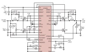 LTC3876DDR存储器/总线端接参数介绍及中文PDF下载