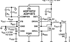 ADP1872外部开关电源降压型控制器参数介绍及中文PDF下载