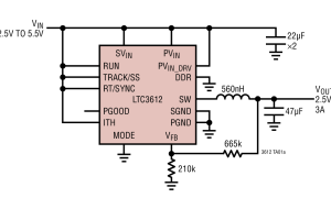 LTC3612DDR存储器/总线端接参数介绍及中文PDF下载