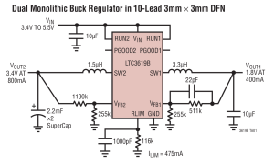 LTC3619B内部电源开关降压稳压器参数介绍及中文PDF下载