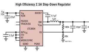 LTC3604内部电源开关降压稳压器参数介绍及中文PDF下载