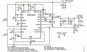 ADP1828外部开关电源降压型控制器参数介绍及中文PDF下载