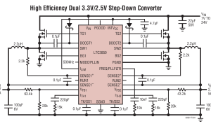 LTC3850外部开关电源降压型控制器参数介绍及中文PDF下载
