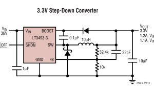LT3493-3内部电源开关降压稳压器参数介绍及中文PDF下载