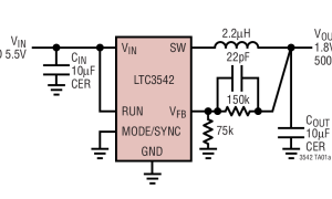 LTC3542微功率降压型稳压器参数介绍及中文PDF下载