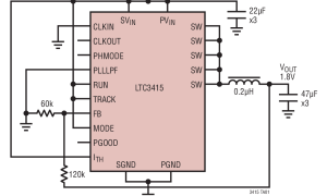 LTC3415内部电源开关降压稳压器参数介绍及中文PDF下载