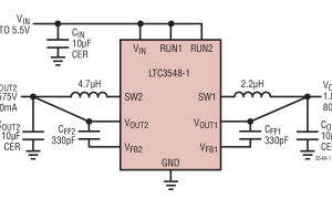 LTC3548-1多个输出降压调节器参数介绍及中文PDF下载