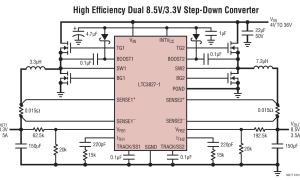 LTC3827-1多个输出降压调节器参数介绍及中文PDF下载