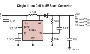 LT3467A内部电源开关升压稳压器参数介绍及中文PDF下载