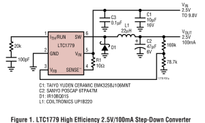 LTC1779内部电源开关降压稳压器参数介绍及中文PDF下载