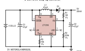 LT1316LCD/CCD/OLED偏置参数介绍及中文PDF下载